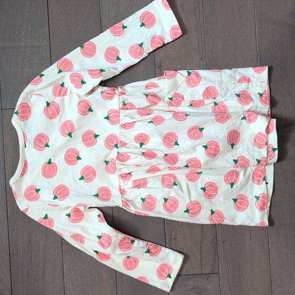 Hanna Andersson 3T Pumpkin Long Sleeve Playground Dress with Pockets - Picture 7 of 7